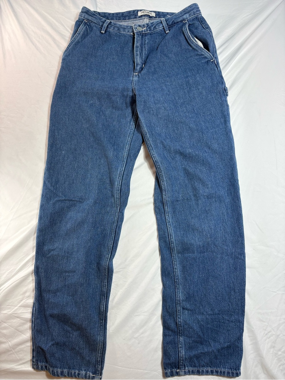 Carhartt denim baggy boyfriend pierce pants size 27 (fits 28in) women’s jeans